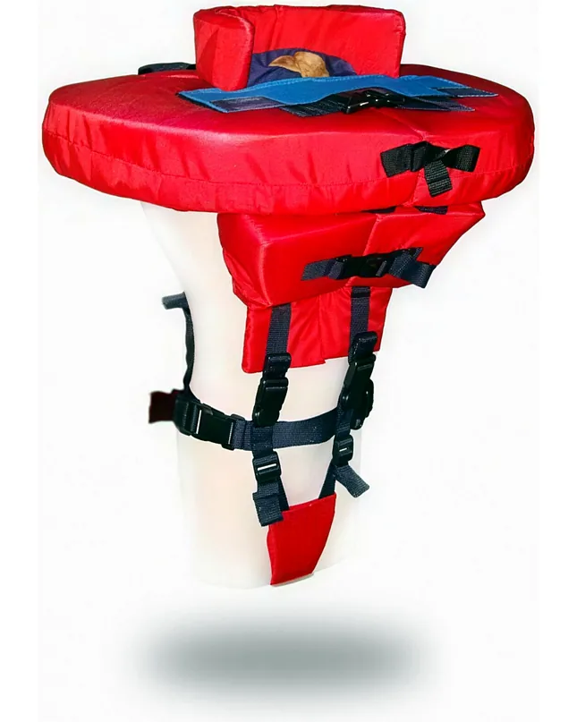 Lj-V collar float with nacelle harness